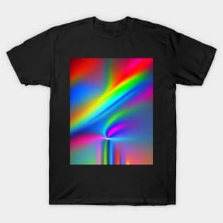 Multicolor digital art: an explosion of creativity. T-Shirt